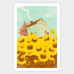 SUNFLOWER CABIN Sticker